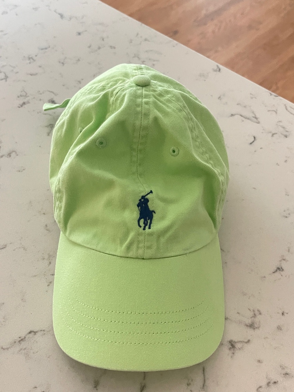 Ralph Lauren Lime Green Polo Pony Baseball Cap